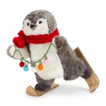 Penguin W/Lights (Set Of 6) 4.75"H, 6.5"H, 7.25"H Foam/Polyester