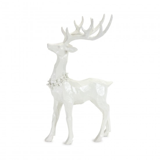 Deer (Set Of 2) 10.25"L x 11.5"H, 10"L x 17.75"H Resin