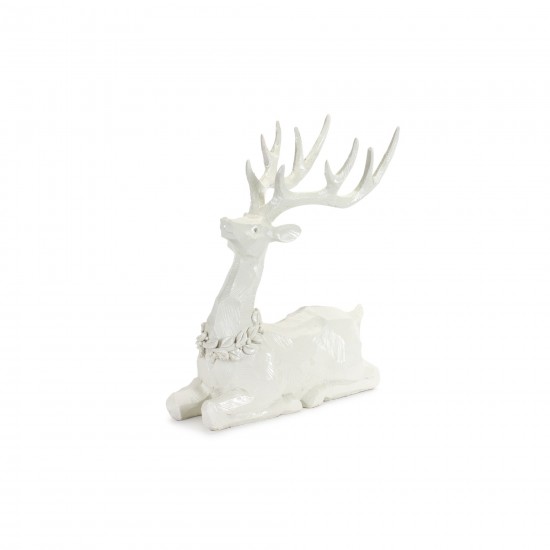 Deer (Set Of 2) 10.25"L x 11.5"H, 10"L x 17.75"H Resin