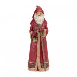 Santa (Set Of 2) 13"H Resin, Red, White