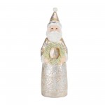 Santa (Set Of 2) 9"H, 11"H Resin