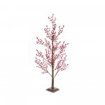 Led And Berry Tree 51"H Paper/Foam