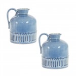 Jug (Set Of 2) 6.25"H Ceramic