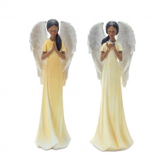 Angel (Set Of 2) 10"H Resin