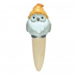 Animal Gnome Stake (Set Of 12) 7"H Terra Cotta