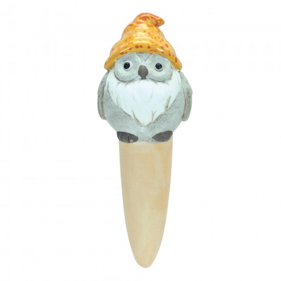 Animal Gnome Stake (Set Of 12) 7"H Terra Cotta