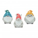 Animal Gnome (Set Of 6) 5.5"H Terra Cotta