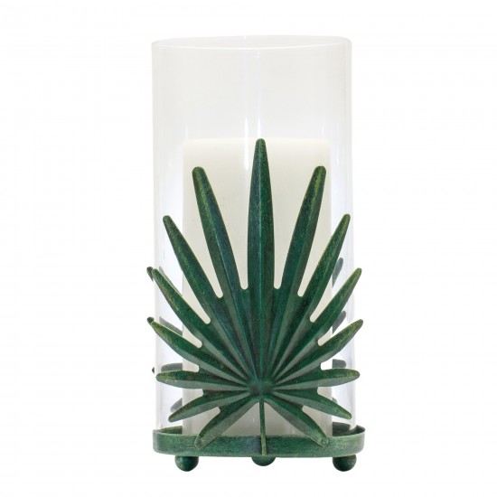 Candle Holder (Set Of 6) 8.25"H Metal/Glass