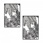 Foliage Frame (Set Of 2) 12.5"L x 23.5"H Metal