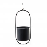 Hanging Pot (Set Of 2) 17"H Metal