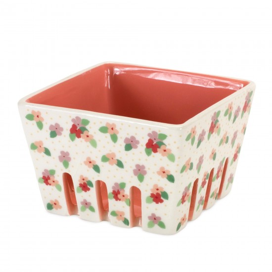 Berry Container (Set Of 6) 4.25"L x 3"H Ceramic