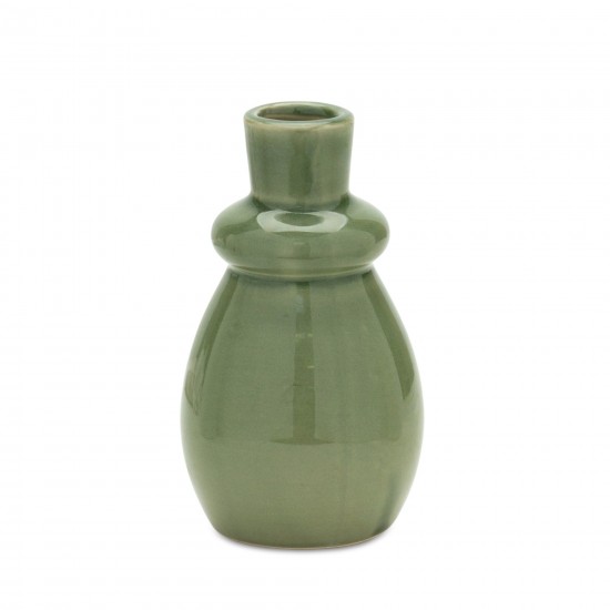 Vase (Set Of 2) 6.5"H, 8"H Terra Cotta