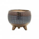 Pot W/Legs 4.5"H Terra Cotta