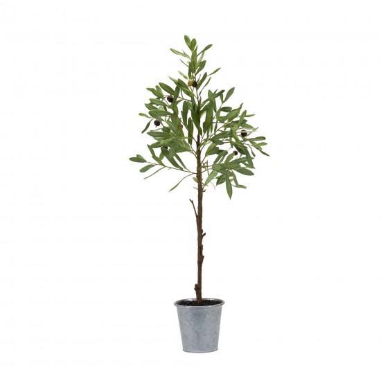 Potted Olive Tree 31.5"H Polyester