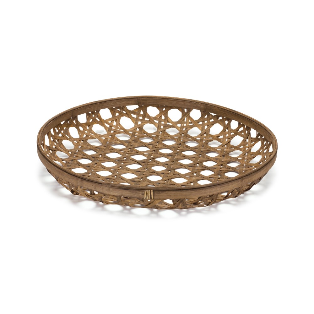 Tray 22.25"D x 3.75"H Bamboo Tray 22.25"D x 3.75"H Bamboo