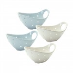 Colander (Set Of 4) 7"L x 3.5"H Ceramic