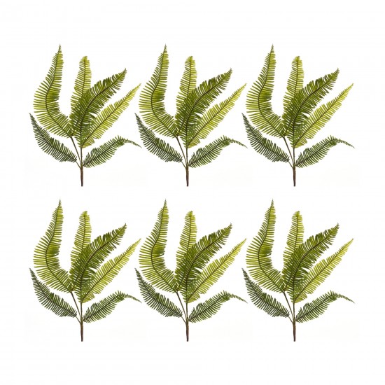 Fern Spray (Set Of 6) 28"H Plastic