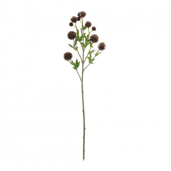 Allium Spray (Set Of 6) 26"H Plastic/Polyester, Brown, Green