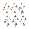 Butterfly Spray (Set Of 6) 39"H Polyester, Orange, Blue, Brown