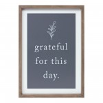 Grateful And Trust Plaque (Set Of 2) 13.75"L x 20"H Mdf