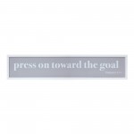 Press On Toward The Goal Plaque 47.25"L x 9.75"H Mdf