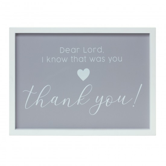 It Is Well And Thank You Plaque (Set Of 2) 11.75" x 15.75" Mdf