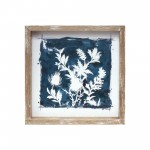 Framed Floral Print (Set Of 6) 8"Sq Mdf