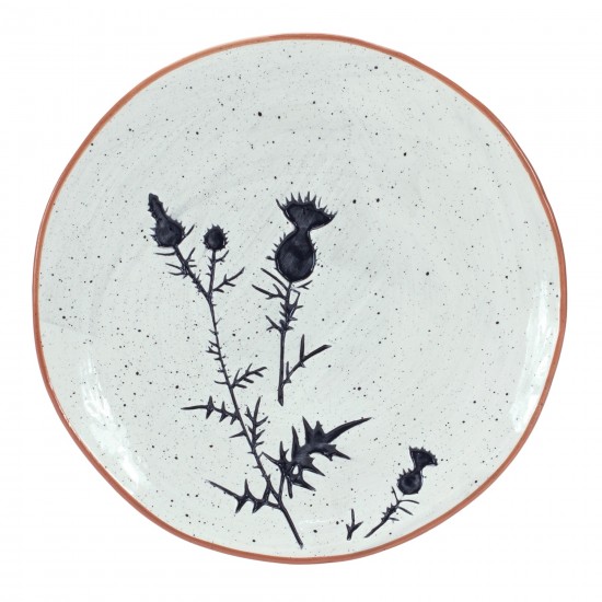 Plate (Set Of 4) 8"D Ceramic