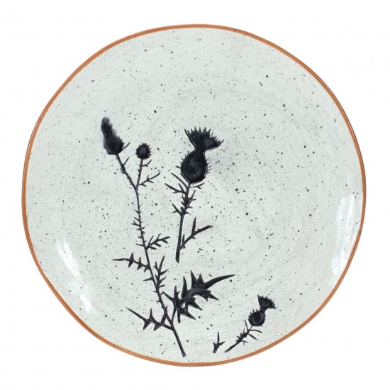 Plate (Set Of 4) 8"D Ceramic