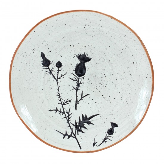 Plate (Set Of 4) 8"D Ceramic