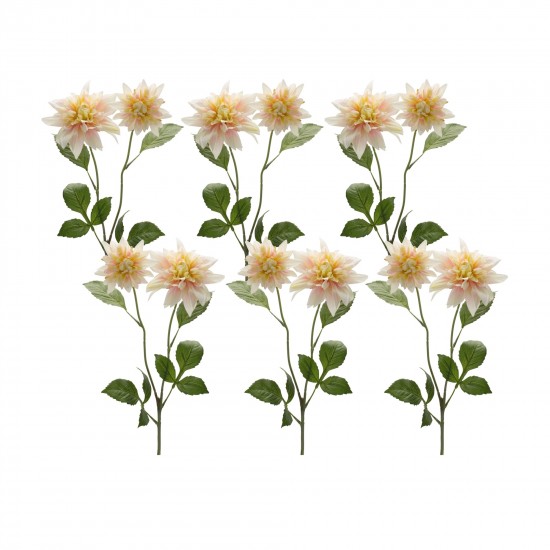 Dahlia (Set Of 6) 29.5"H Polyester