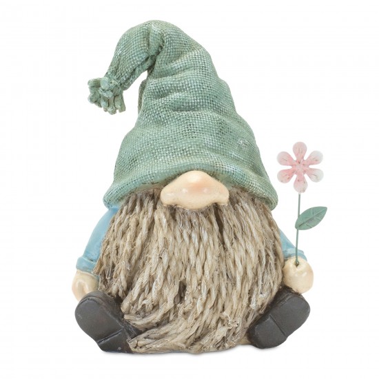 Gnome (Set Of 4) 4"L x 5.25"H Resin