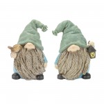 Gnome (Set Of 4) 4.5"L x 6.25"H Resin