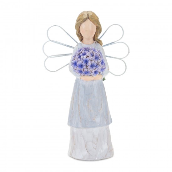 Angel (Set Of 2) 7"H Resin