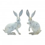 Rabbit (Set Of 2) 12.5"H Resin