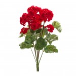 Geranium Bush (Set Of 6) 20"H Polyester