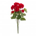 Geranium Bush (Set Of 6) 20"H Polyester