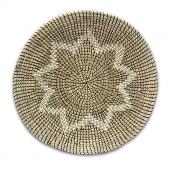 Wall Basket Art (Set Of 3) 18"D, 22"D, 23.5"D Seagrass