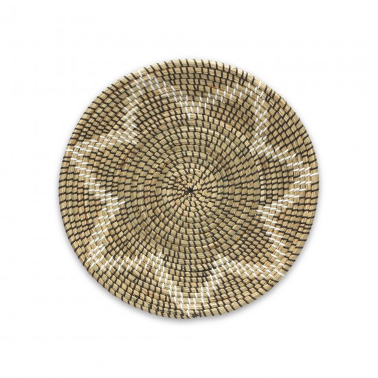 Wall Basket Art (Set Of 3) 18"D, 22"D, 23.5"D Seagrass