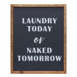 Laundry Sign 12"L x 15"H Mdf/Wood