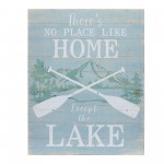 Lake Sign (Set Of 2) 15.75"L x 20"H Mdf/Wood