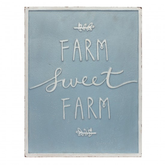 Farm Sign (Set Of 2) 14"L x 18"H Metal