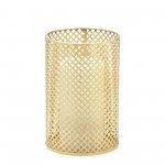 Candle Holder (Set Of 2) 5"D x 7.75"H, 5.75"D x 9"H Iron, Gold