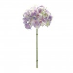 Hydrangea Stem (Set Of 6) 19.5"H Polyester, Purple, Green