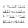 Bless Home And Heart (Set Of 4) 20.25"L x 2.25"H, 21"L x 2.25"H Metal
