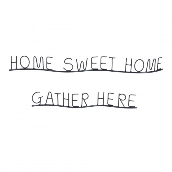 Gather And Home (Set Of 4) 15"L x 2.25"H, 22.5"L x 2.5"H Metal