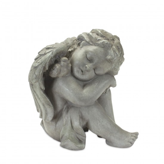 Cherub (Set Of 2) 8"H, 10"H Resin