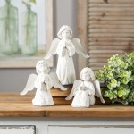 Angel (Set Of 3) 5"H, 6"H, 8"H Resin