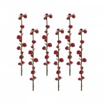 Berry Spray (Set Of 6) 33.25"H Plastic