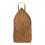 Basket Wall Pocket (Set Of 2) 7"L x 12.25"H, 9.25"L x 19"H Bamboo